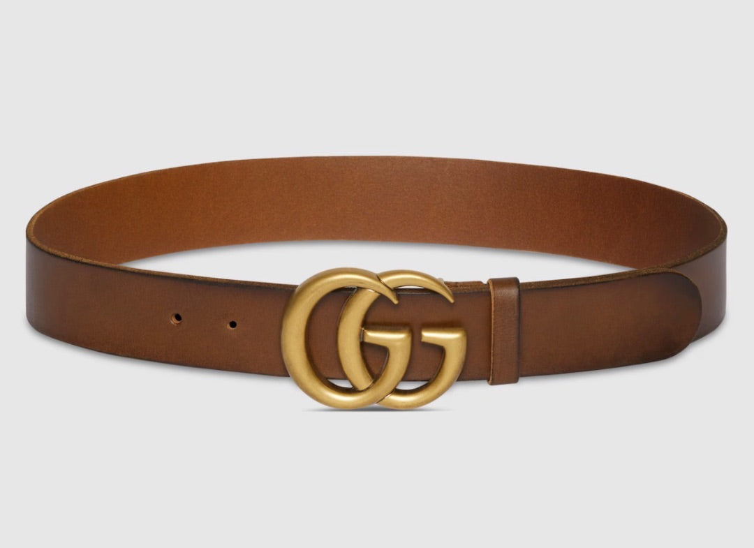 Gucci GG Marmont logo wide belt