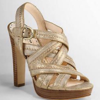 Coach Leather Sandals Heels