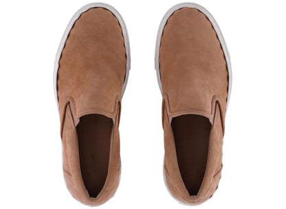 Chloe Lauren Slip-on Sneakers in Camel Suede Yellow