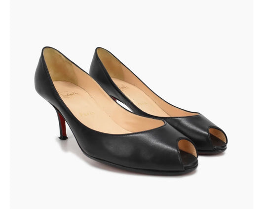 Louboutins Materna Peep' Pumps