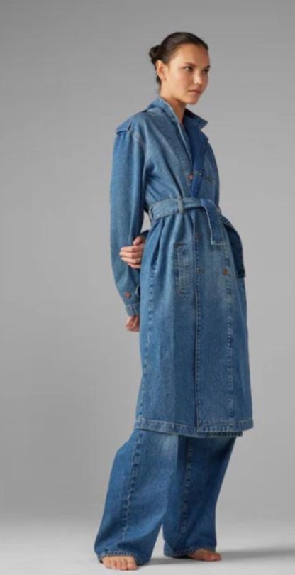 Triarchy Ms. Jones Denim trench coat