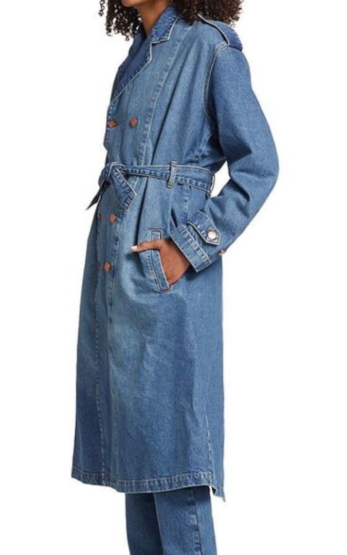 Triarchy Ms. Jones Denim trench coat