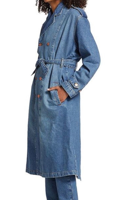 Triarchy Ms. Jones Denim trench coat