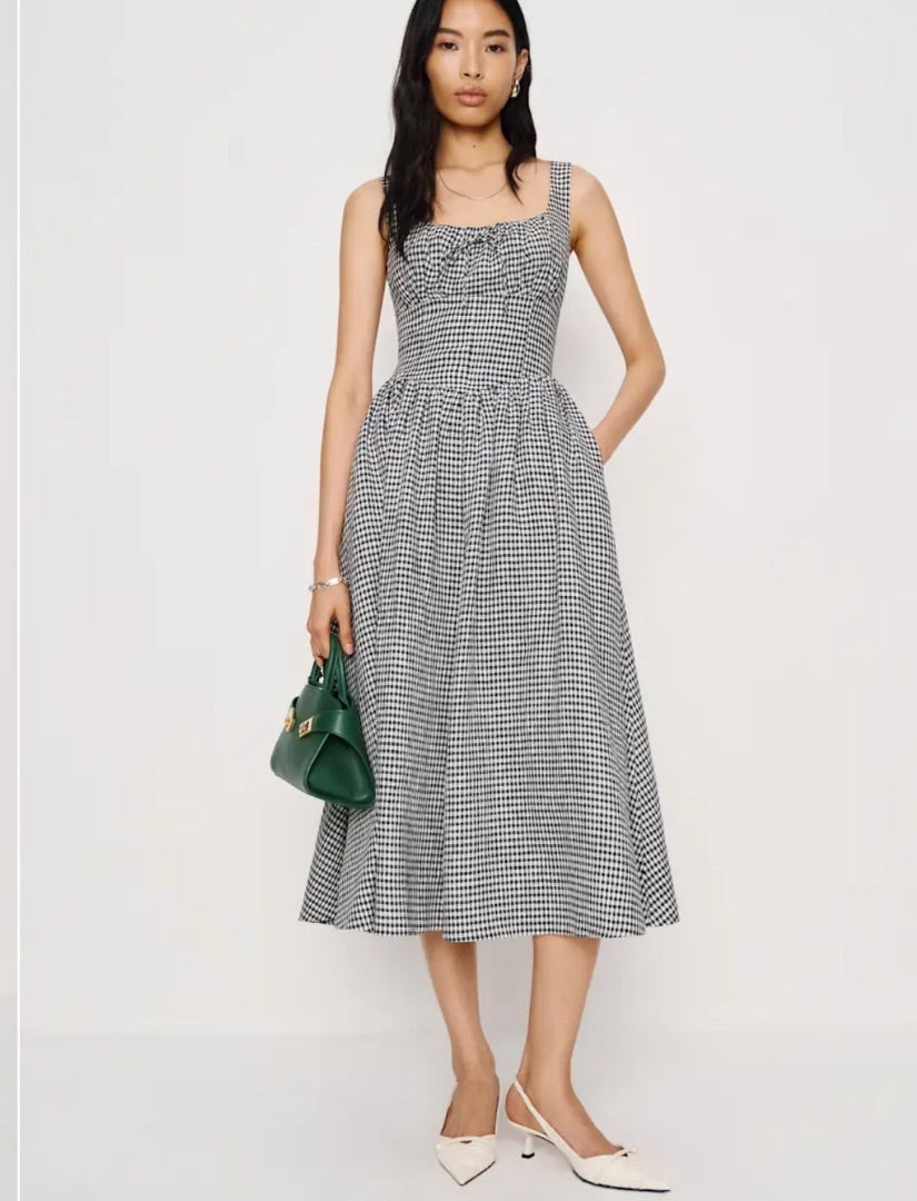 Reformation Balia Linen Dress