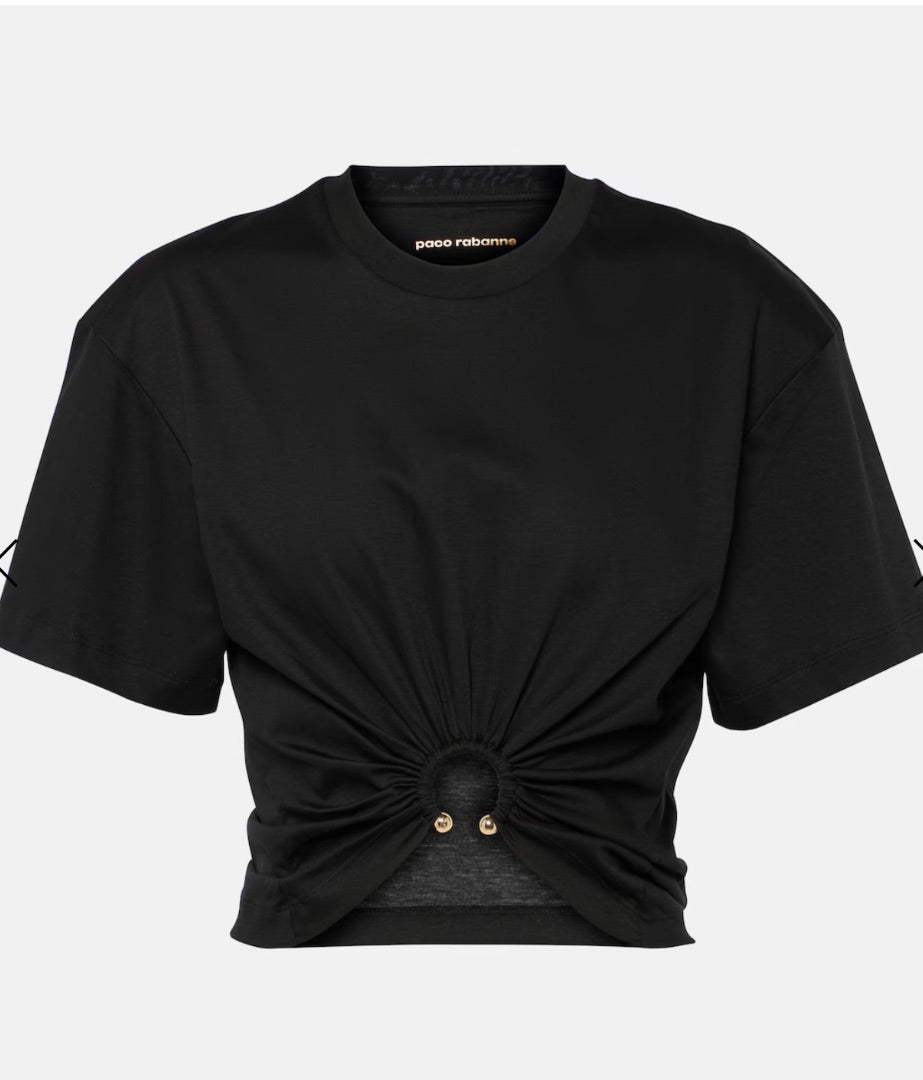 Paco Rabanne Top with PR Accent