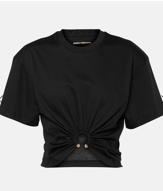 Paco Rabanne Top with PR Accent