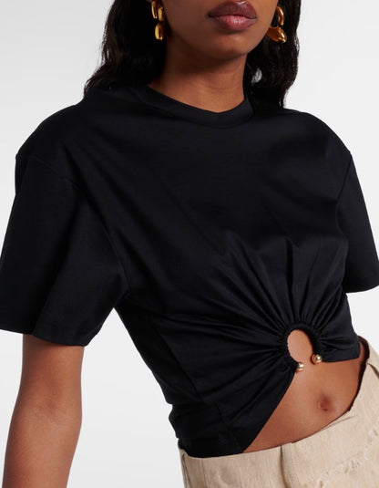 Paco Rabanne Top with PR Accent