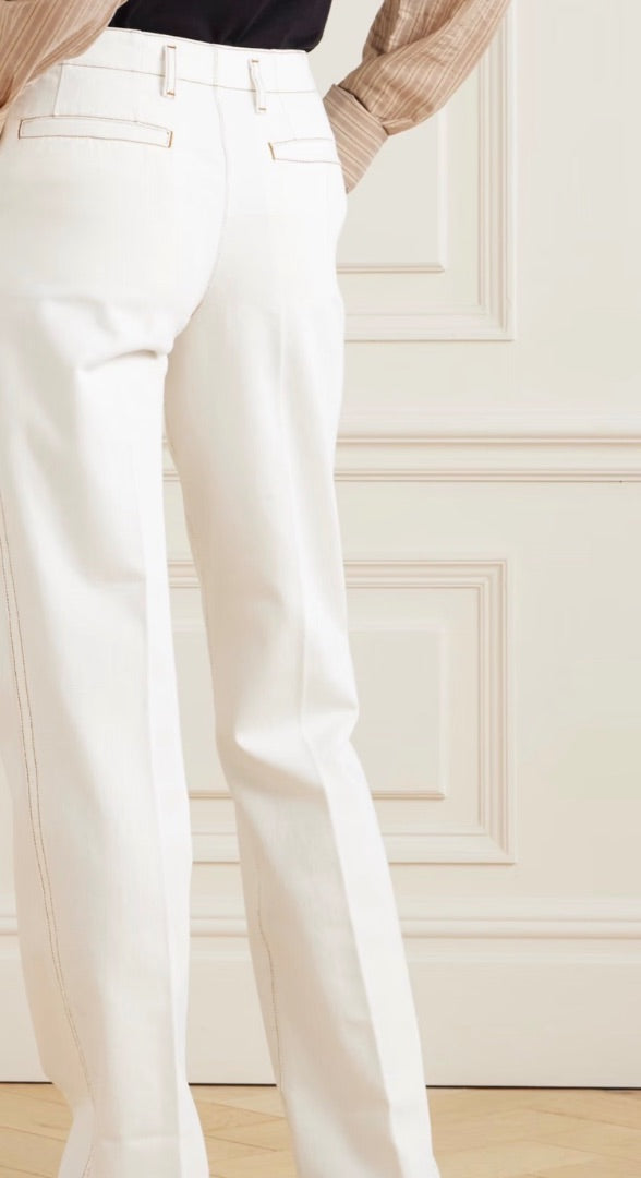 Dries Van Noten Parchia low-rise straight-leg jeans