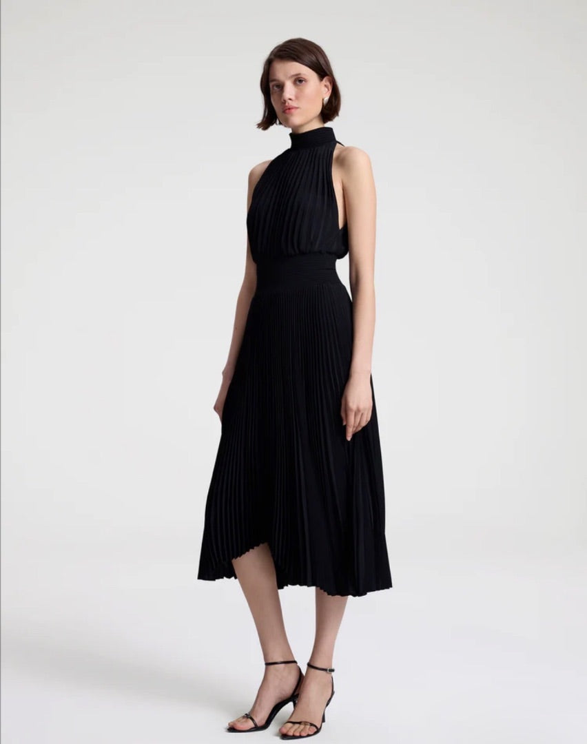 ALC Renzo Matte Pleated Dress