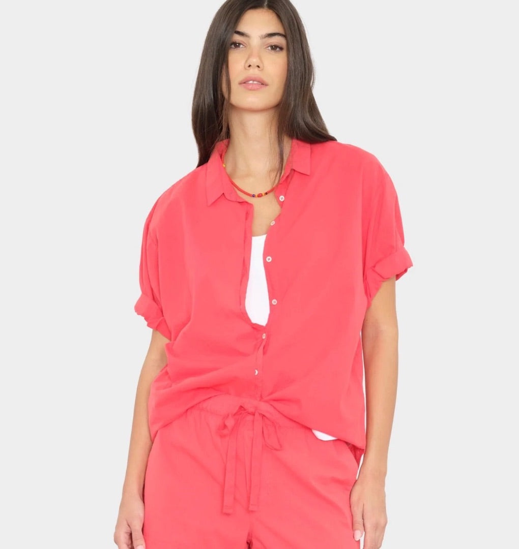 Xirena Channing Shirt in Red Sky