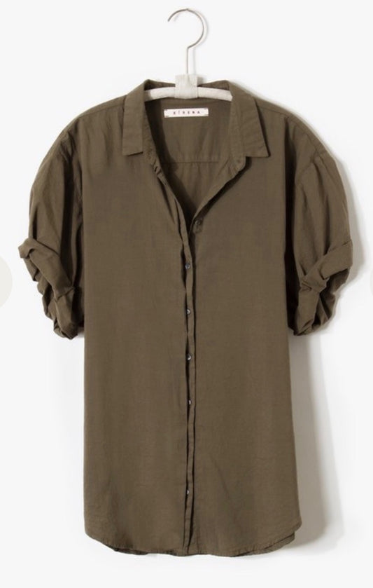 Xirena Channing Shirt in Olive