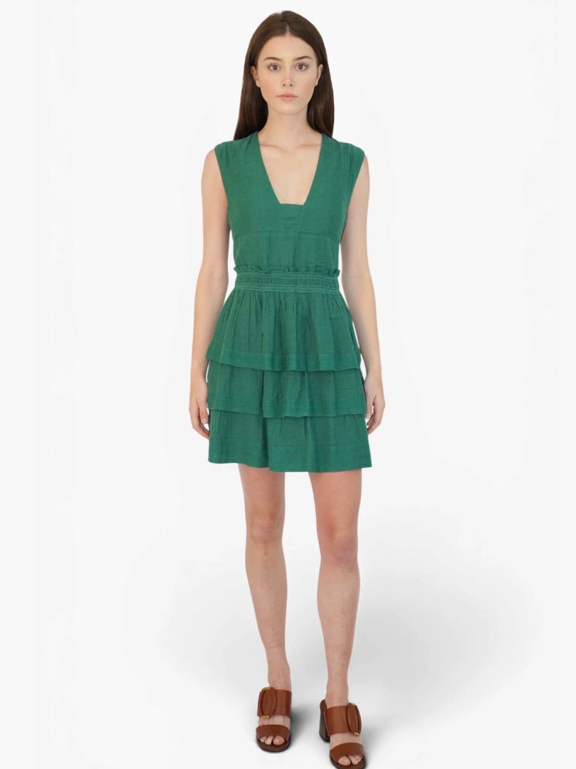 Isabel Marant Kali Flounce Dress