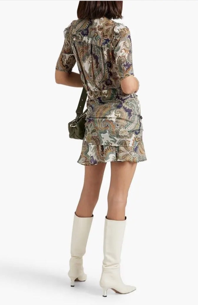Veronica Beard Dakota Ruffled mini dress