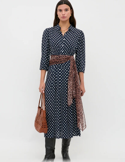 Rixo Rico Izzy Button Up Dress