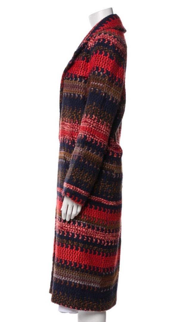 Smythe Printed Wool Coat