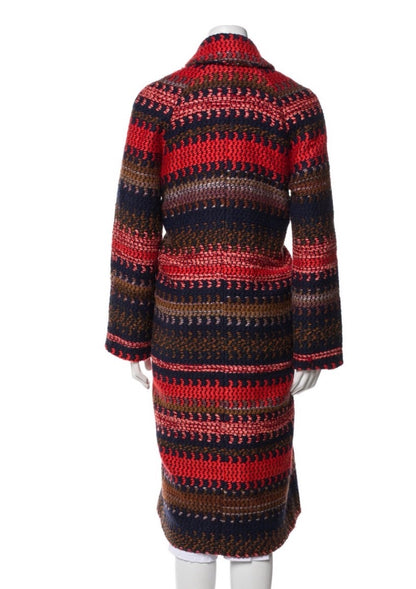 Smythe Printed Wool Coat