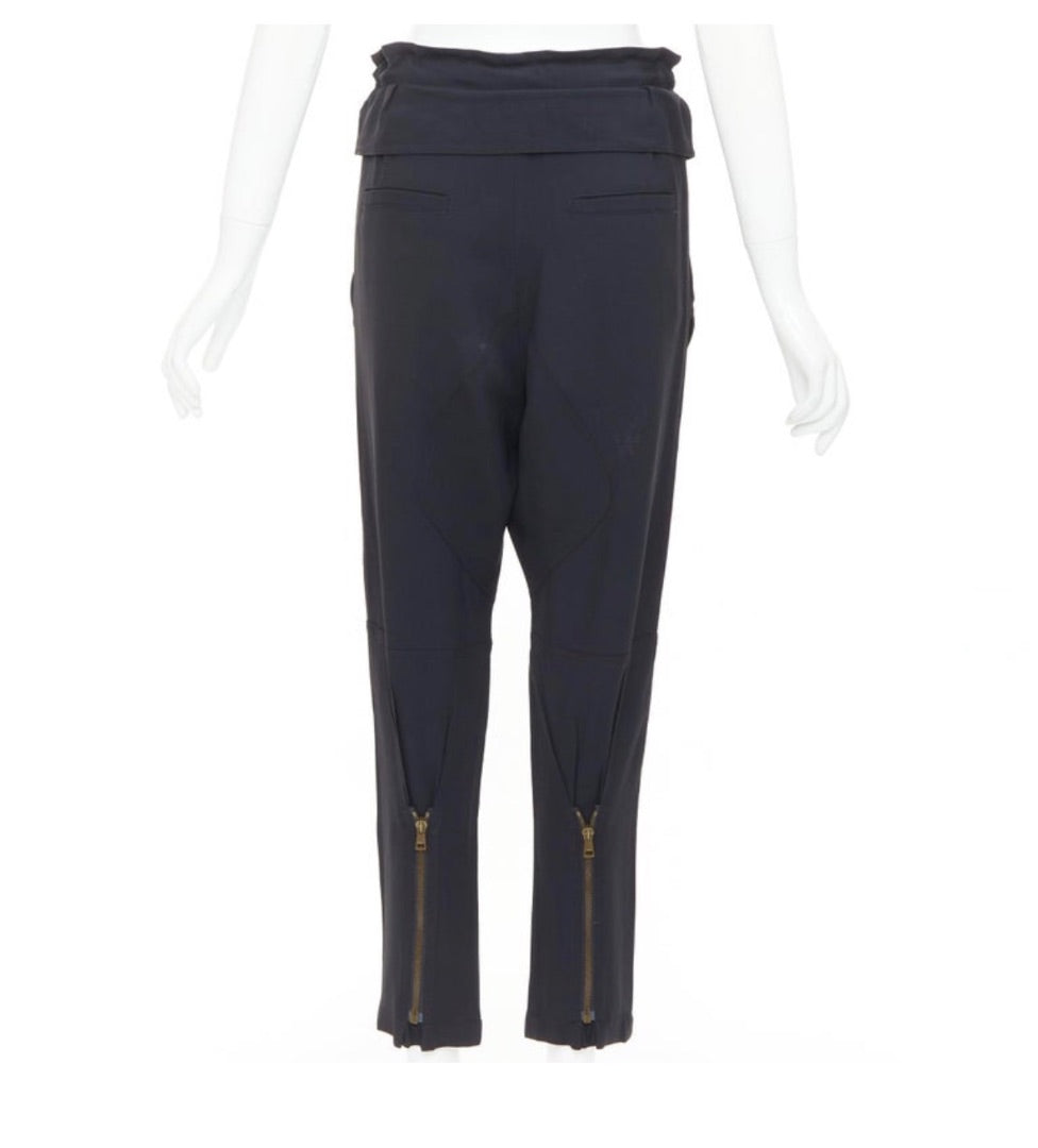 Chloe Paper bag cropped pants