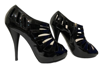 Fendi Patent Cage Heels