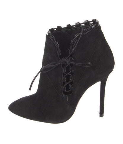 Alaia Suede Lace up Booties