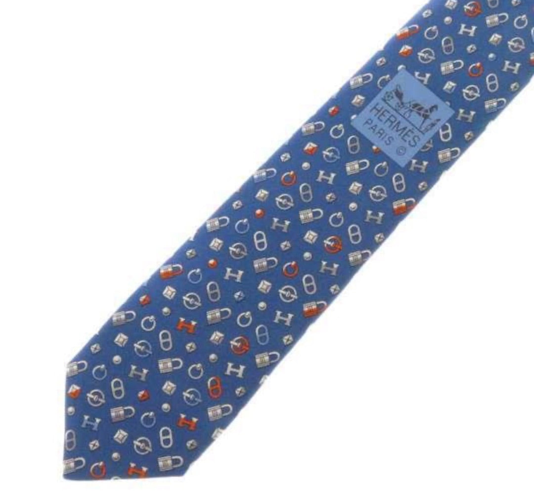 Hermes Silk Tie