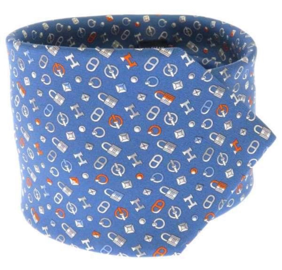 Hermes Silk Tie