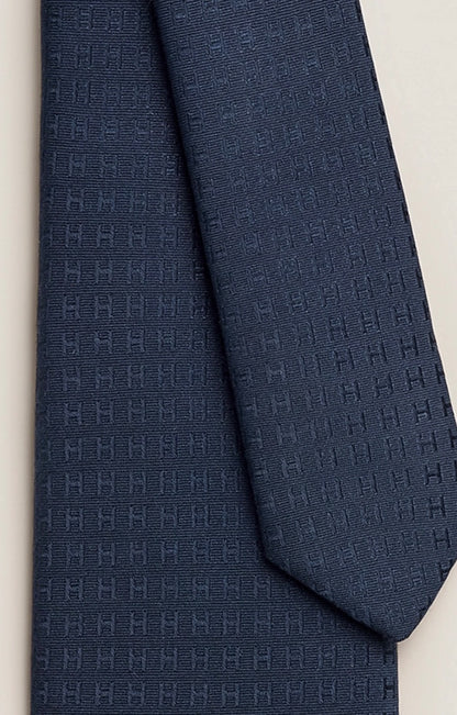 Hermes Silk Tie with H’s