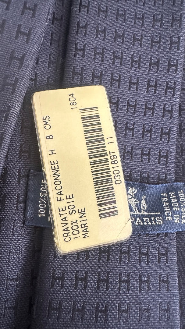 Hermes Silk Tie with H’s