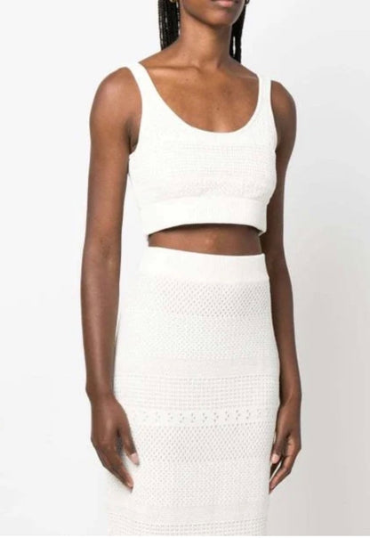 Frame Knit Skirt Set