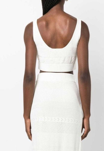 Frame Knit Skirt Set