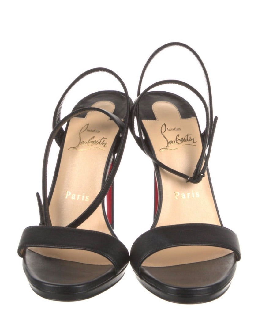 Louboutins Loubi Queen 100mm Heels