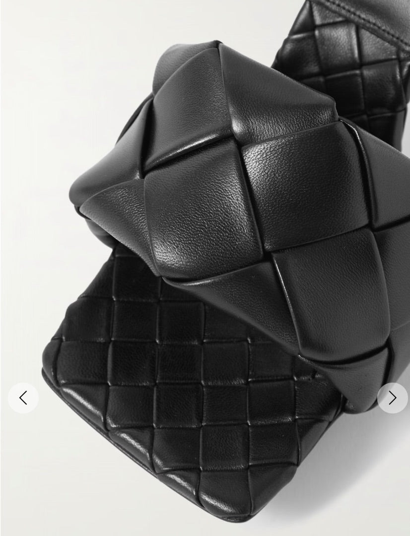 Bottega Veneta Lido intrecciato leather mules