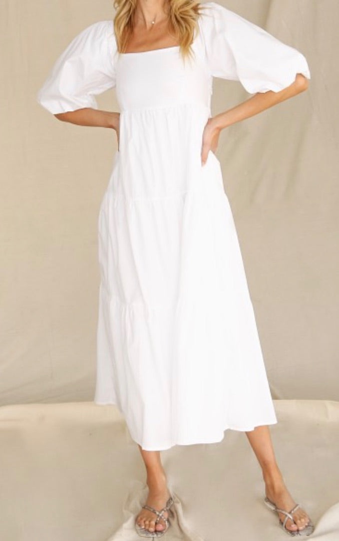 Faithful the Brand Kiona Dress long Cotton