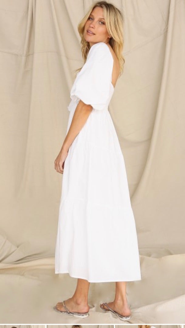 Faithful the Brand Kiona Dress long Cotton