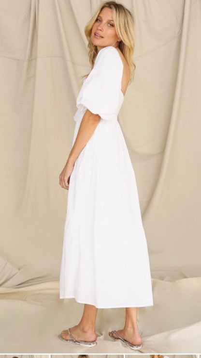Faithful the Brand Kiona Dress long Cotton