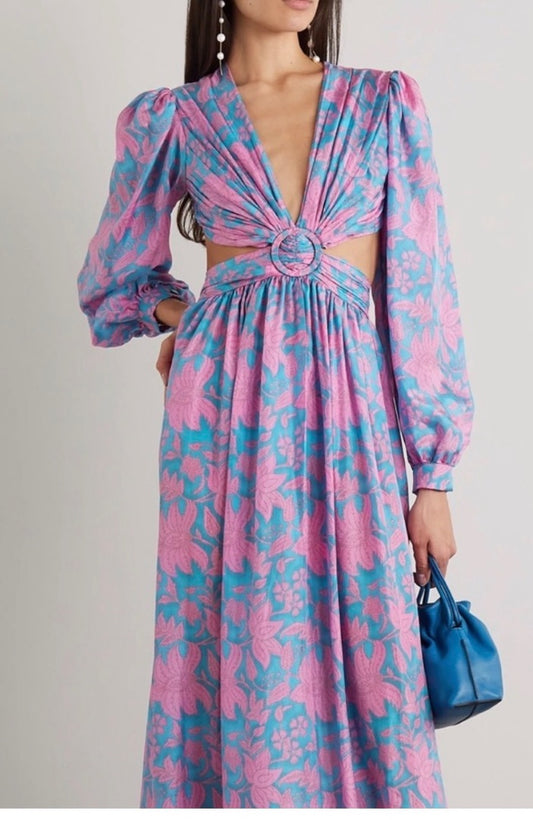 Hannah Rio Open Back Maxi Dress