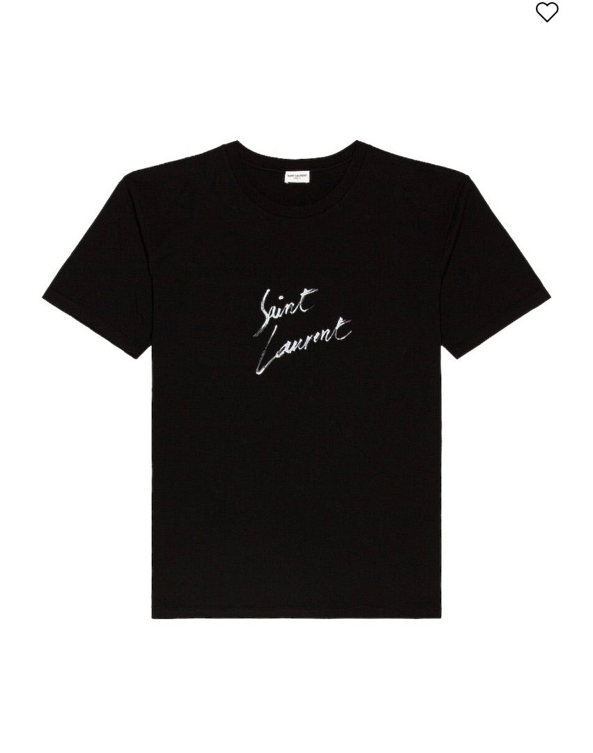 Saint Laurent Signature Logo T-shirt