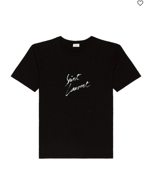 Saint Laurent Signature Logo T-shirt