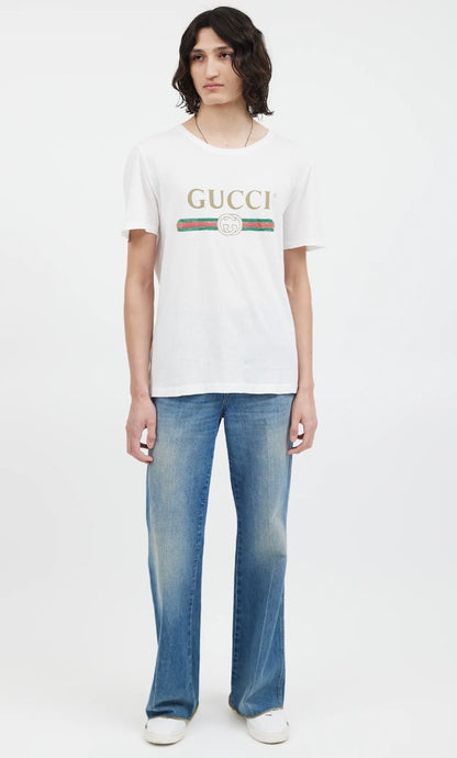 Gucci Vintage GG Logo T-shirt