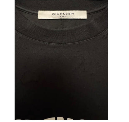 Givenchy Distressed T-shirt with see through holes
