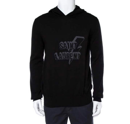 Saint Laurent Lightning Bolt Hooded sweater