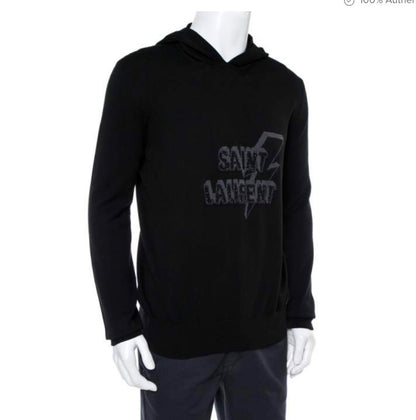 Saint Laurent Lightning Bolt Hooded sweater