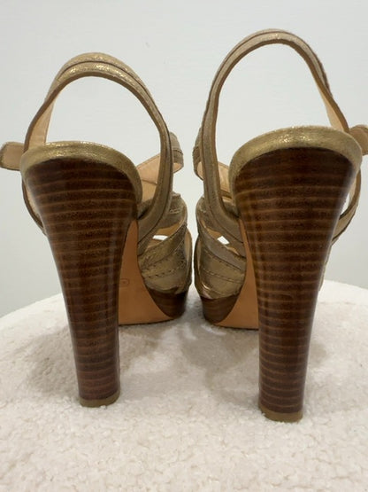 Coach Leather Sandals Heels