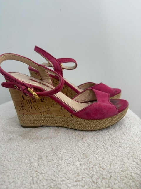 Prada Suede Wedges