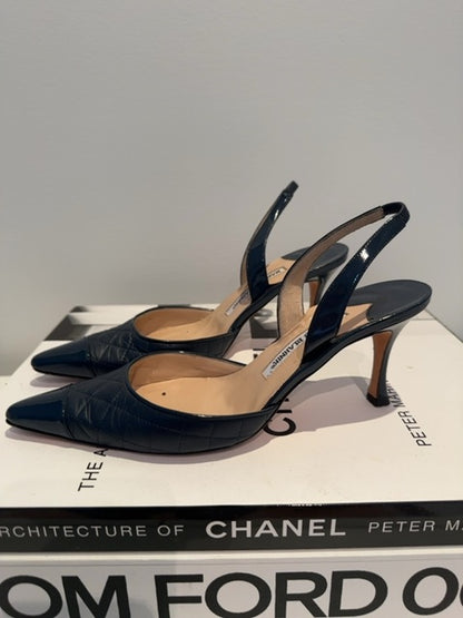 Manolo Blahnik Sling back Heels