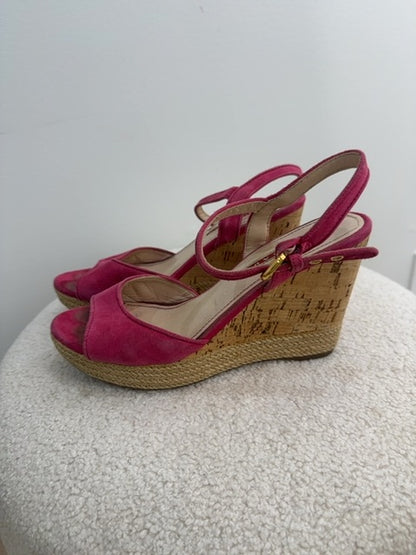Prada Suede Wedges