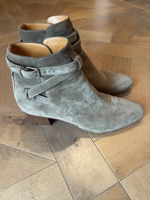 Saint Laurent Boots - Suede Booties