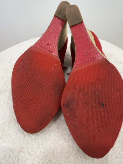 Louboutins Isabelle espadrille wedges