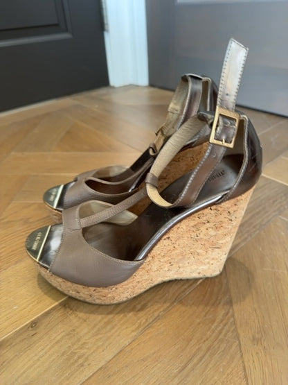 Jimmy Choo Metallic wedges