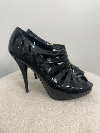 Fendi Patent Cage Heels