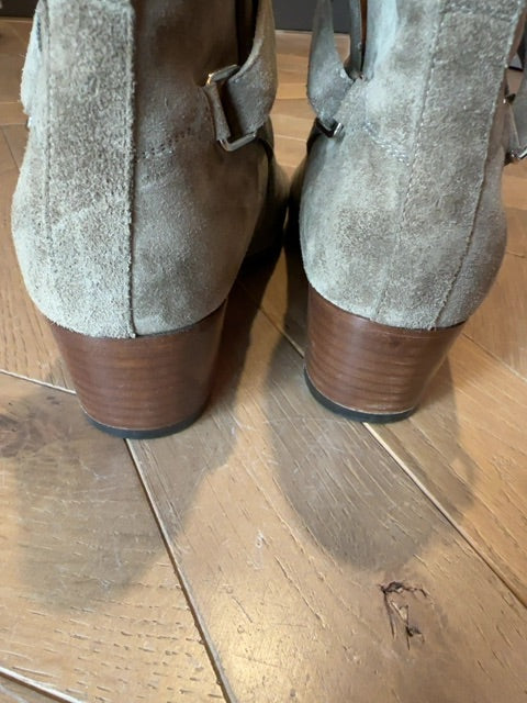 Saint Laurent Boots - Suede Booties